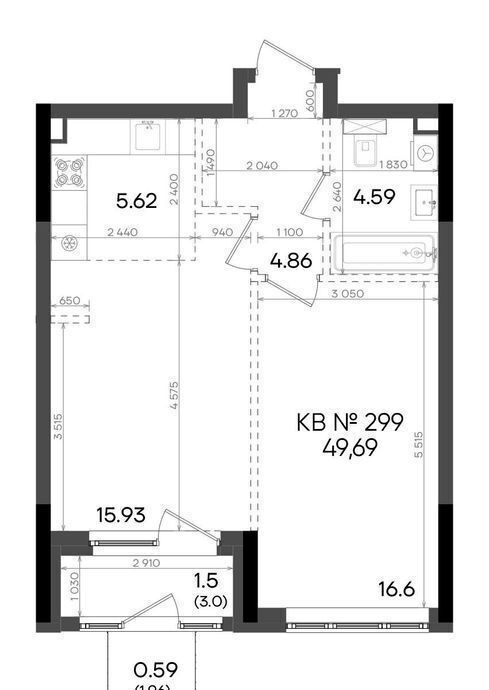 квартира г Казань метро Горки р-н Советский ул Аделя Кутуя 181 фото 6