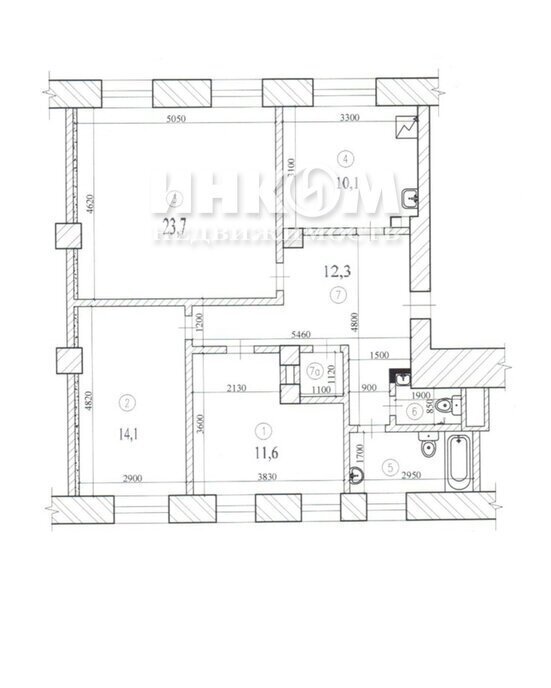 квартира г Москва метро Полянка пер 2-й Хвостов 10к/2 фото 3