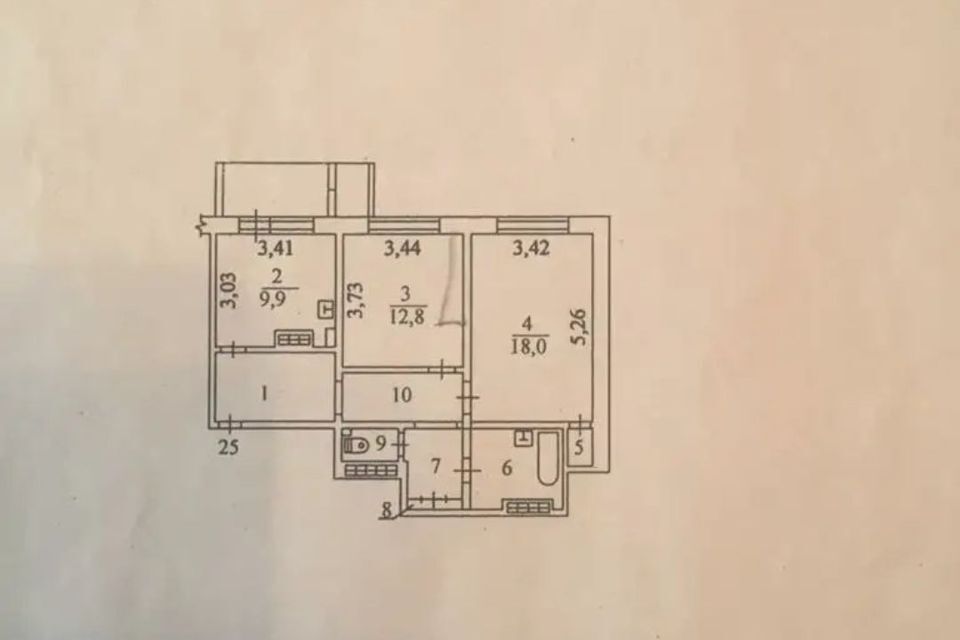 квартира р-н Нерюнгринский г Нерюнгри ул Аммосова 12 фото 8