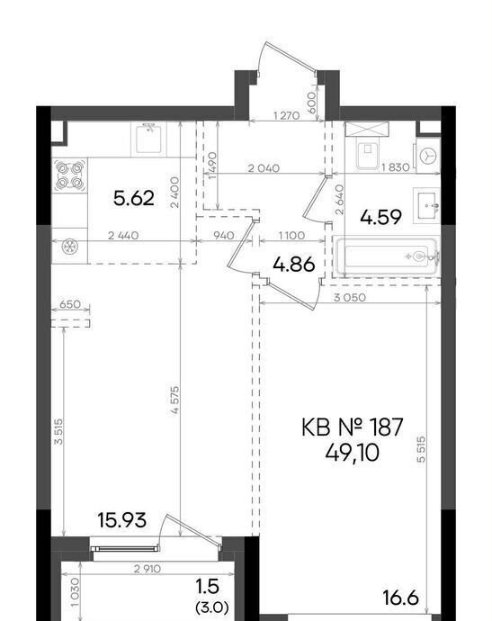 квартира г Казань метро Горки р-н Советский ул Аделя Кутуя 181 фото 6