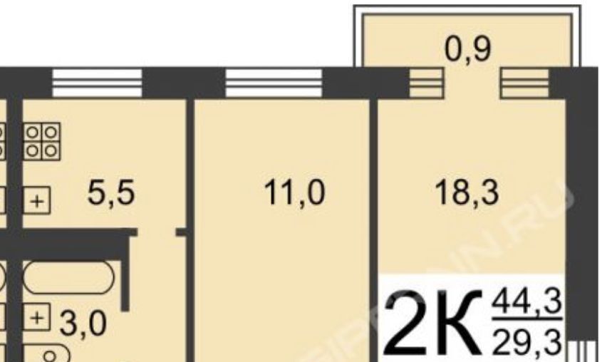 квартира г Нижний Новгород Буревестник ул Энгельса 17 фото 16