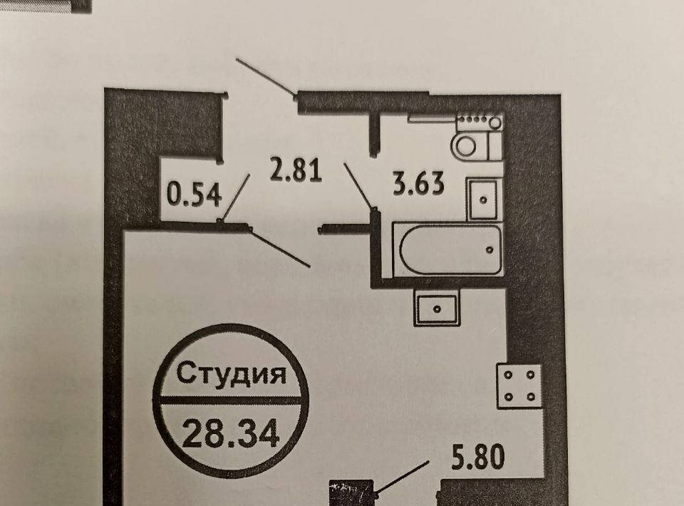 квартира г Уфа р-н Октябрьский б-р Давлеткильдеева 20 фото 29