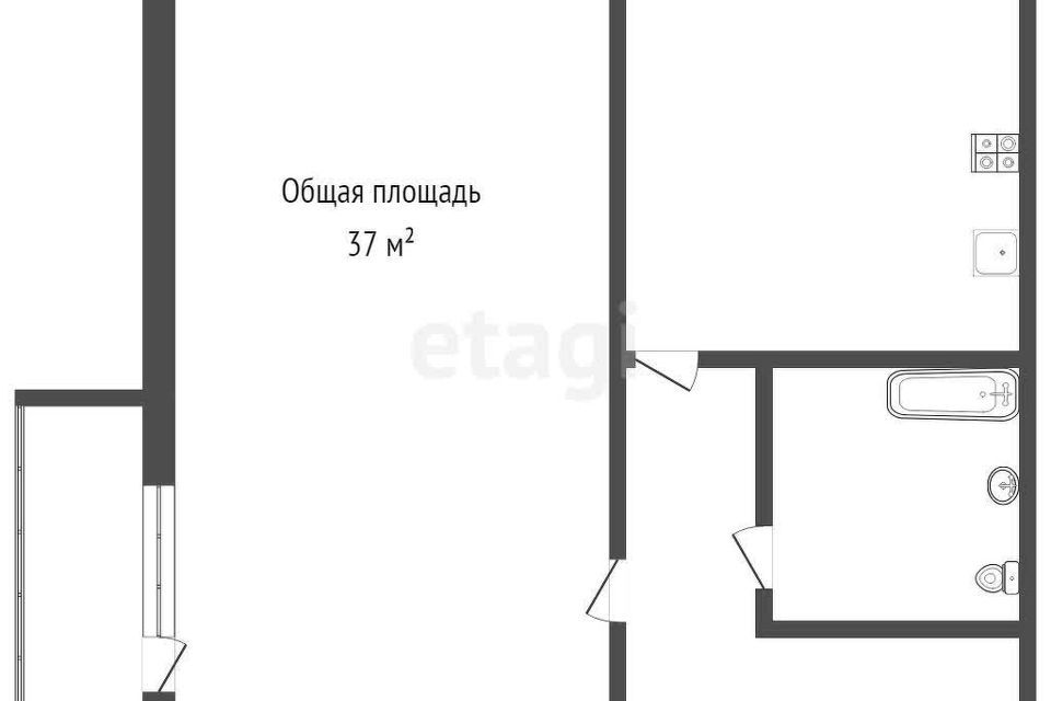 квартира р-н Брянский п Путевка ул Рославльская 9 Снежское сельское поселение фото 9