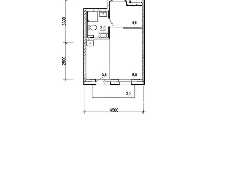 квартира г Сургут городской округ Сургут, 30а микрорайон, 1 стр фото 1