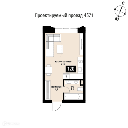 квартира г Москва проезд Шмитовский 40 Центральный административный округ фото 1