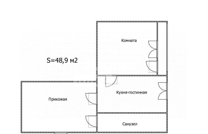 квартира г Ульяновск р-н Железнодорожный пер Благодатный 2-й 32 фото 31