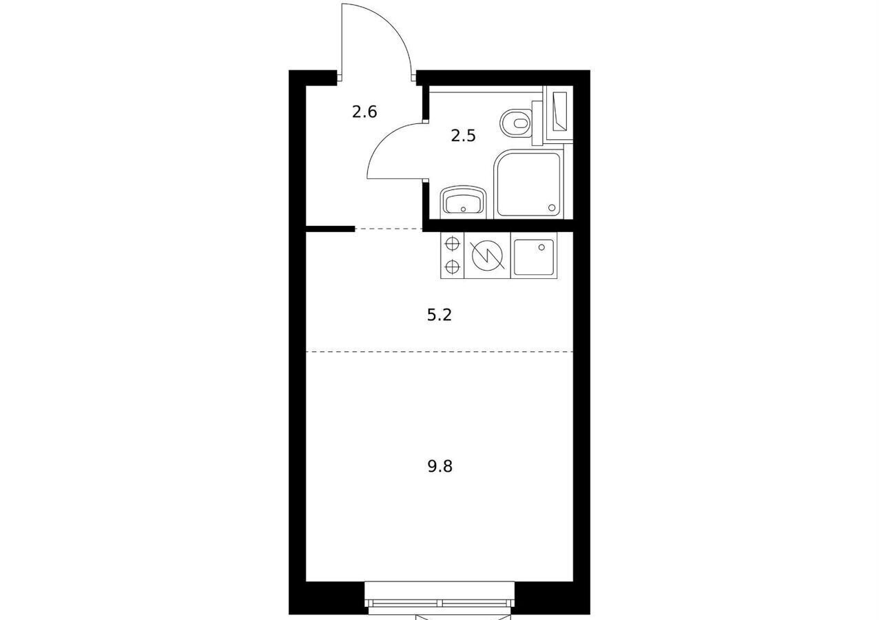 квартира г Москва метро Озерная ул Малая Очаковская 4а корп. 2 фото 1