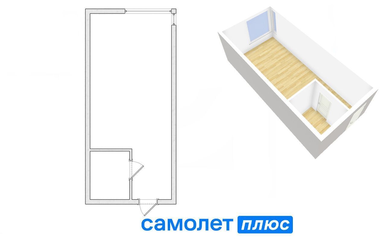 квартира г Кемерово р-н Ленинский пр-кт Ленинградский 44а Кемеровская обл. - Кузбасс фото 2