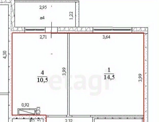 квартира г Ульяновск р-н Засвияжский б-р Знаний 2 фото 11