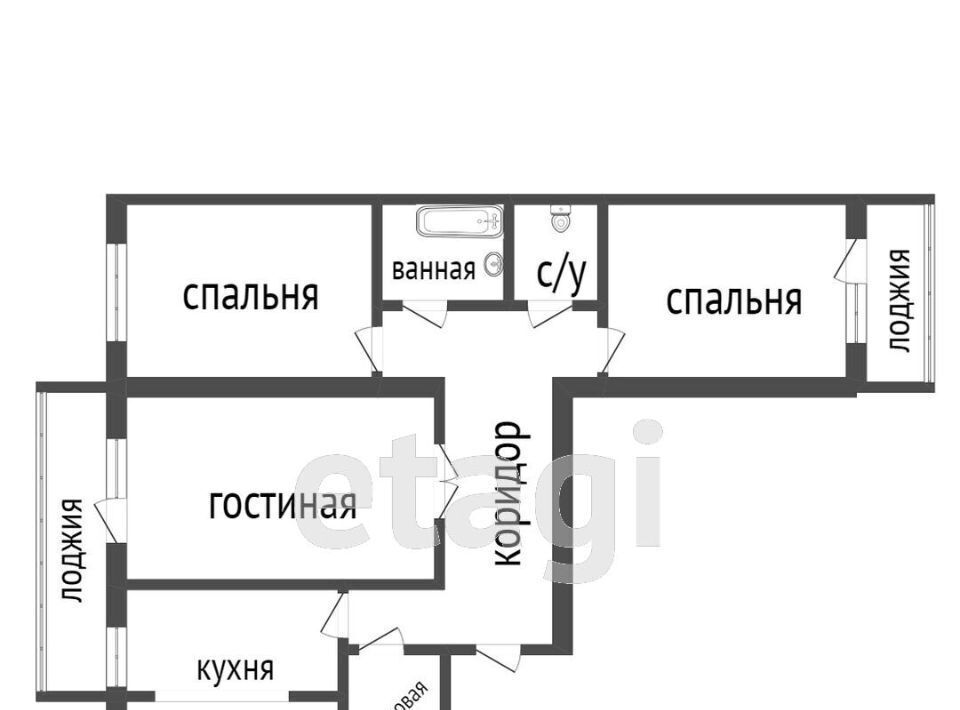 квартира г Ульяновск р-н Заволжский ул Еремецкого 36 фото 29