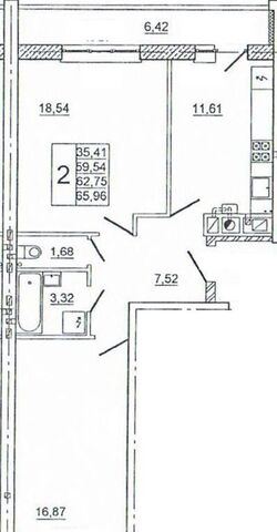 р-н Промышленный дом 5 блок-секция 3, д. 54Б, 4 фото