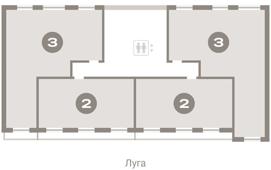 квартира г Тюмень ЖК «Октябрьский на Туре» фото 2