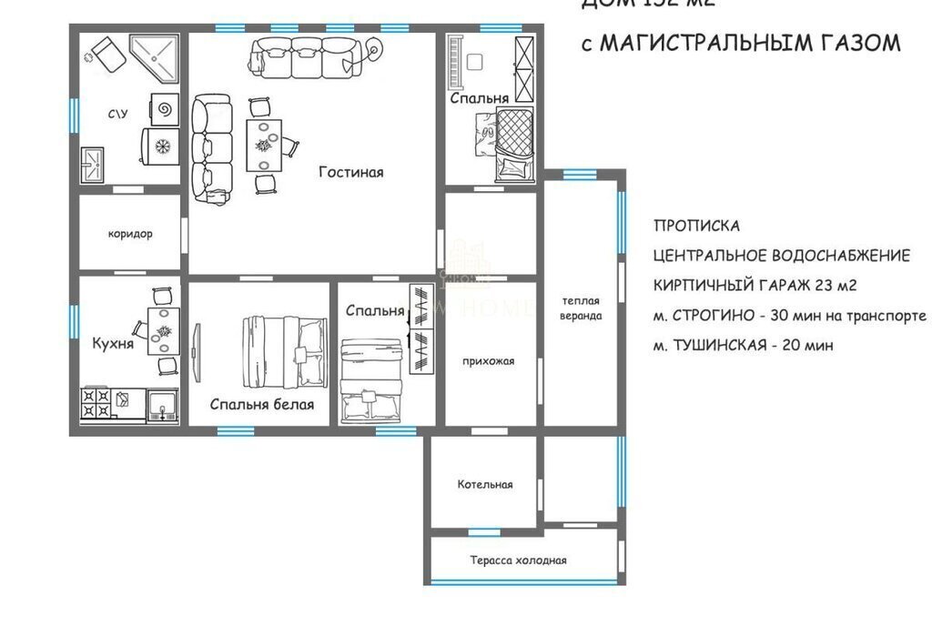 дом г Москва метро Нахабино село Павловская Слобода, улица Ленина, 13, Московская область фото 25