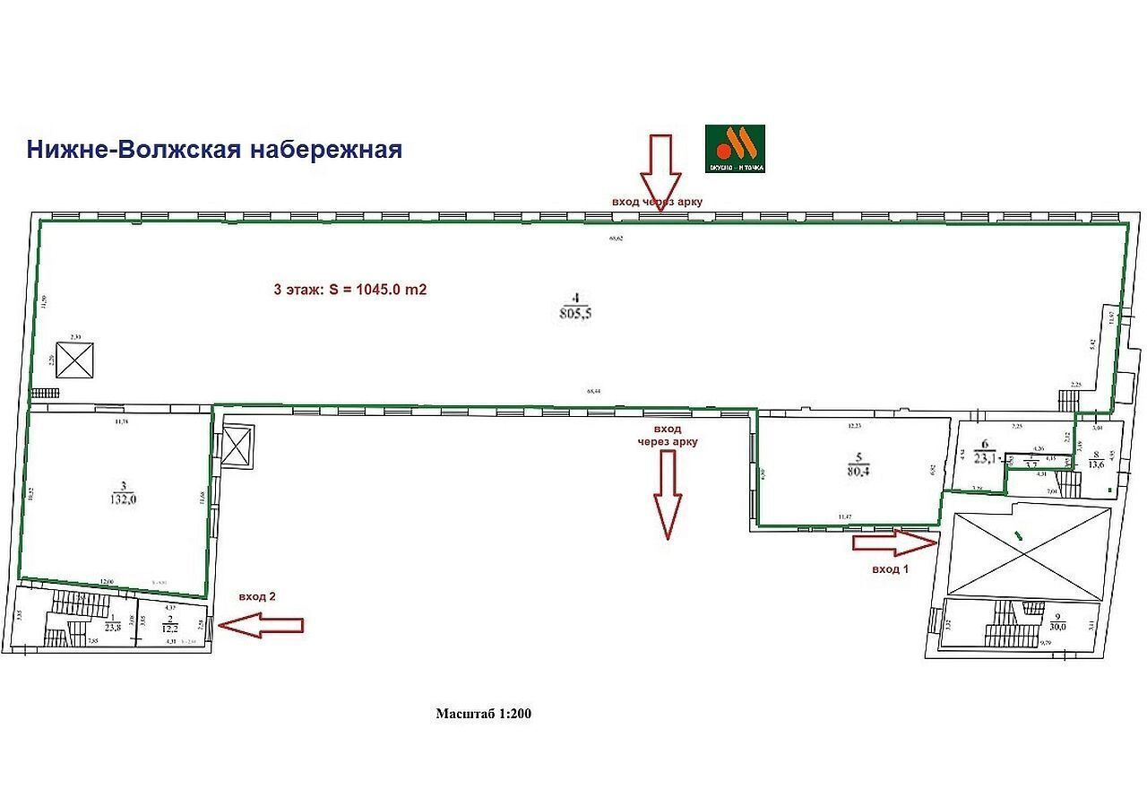 свободного назначения г Нижний Новгород Горьковская наб Нижне-Волжская 19 фото 17