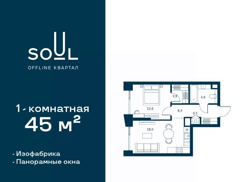 квартира г Москва метро Сокол ул Часовая 28к/8 ЖК «SOUL» муниципальный округ Аэропорт фото 1