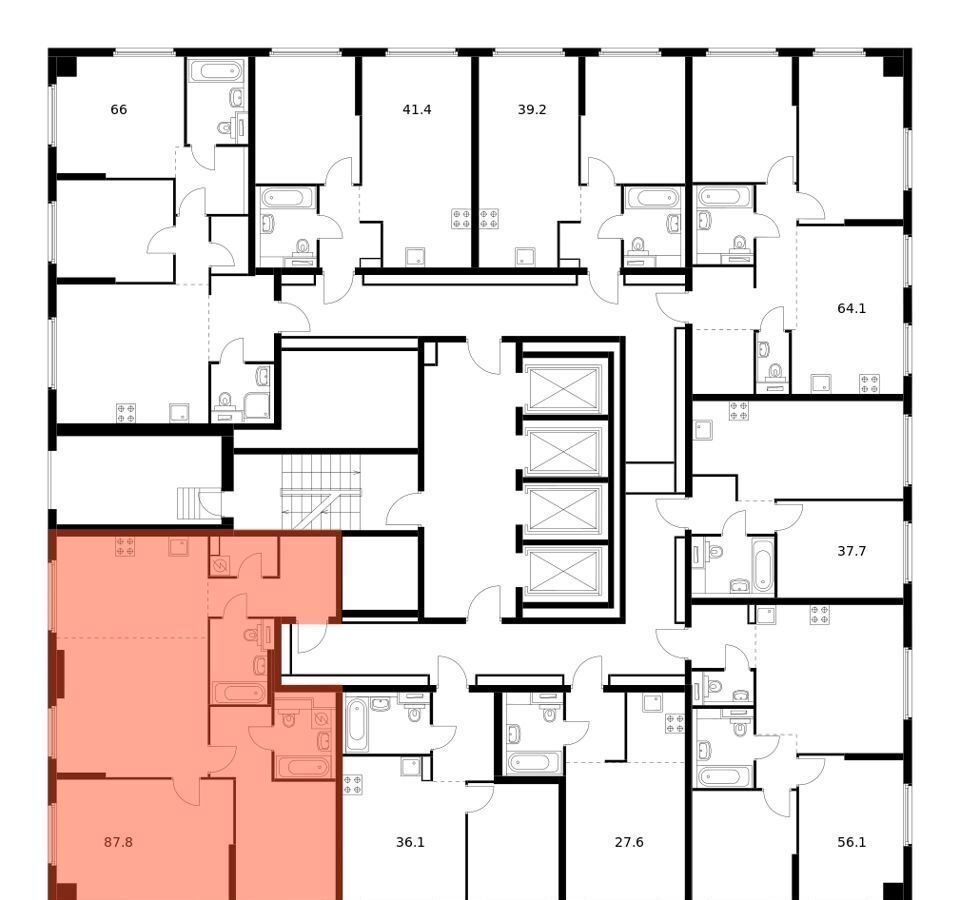 квартира г Москва метро Багратионовская ЖК Барклая 6 к 6 фото 2