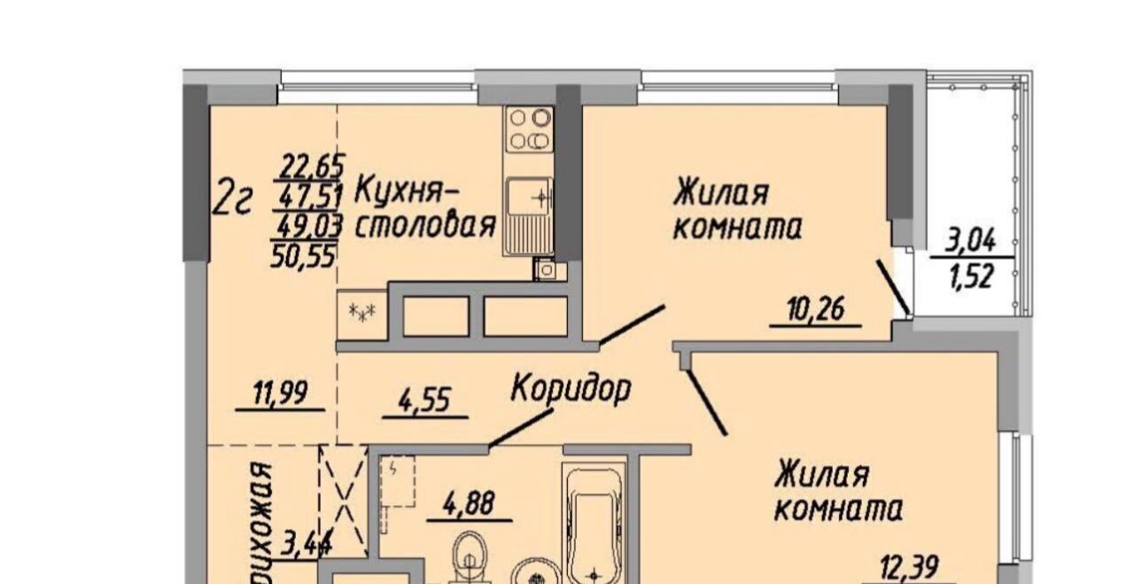 квартира г Екатеринбург р-н Ленинский Чкаловская ул Печатников 3/2 ЖК «Московский квартал» фото 7