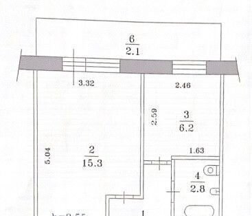 квартира г Набережные Челны р-н Автозаводский пр-кт Сююмбике 54 Республика Татарстан Татарстан фото 6