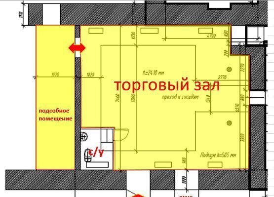 торговое помещение г Санкт-Петербург метро Владимирская ул Большая Московская 1/3 фото 8