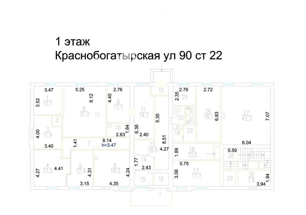 свободного назначения г Москва метро Преображенская площадь ул Краснобогатырская 90с/22 фото 3