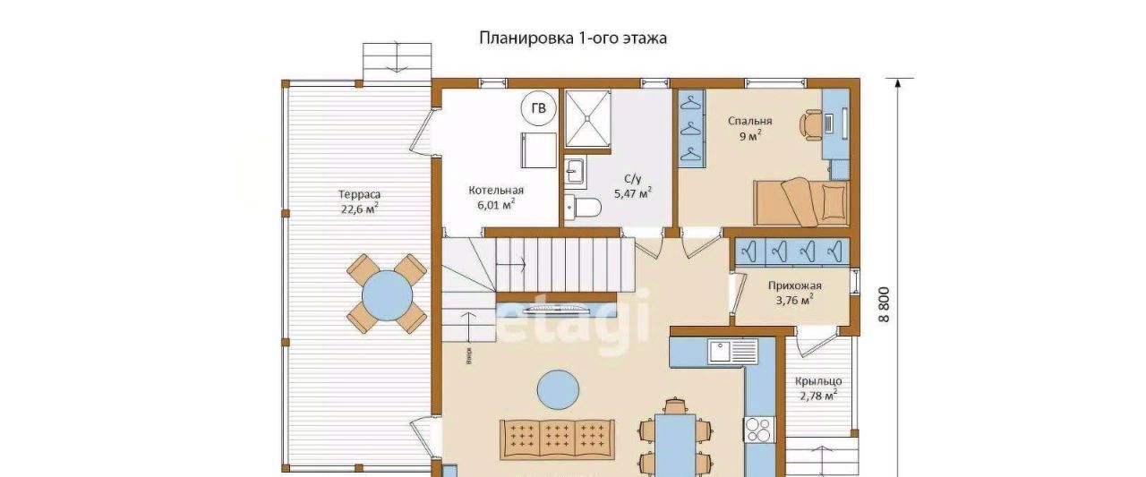 дом р-н Тихвинский снт Заречное Сертоловское городское поселение, ул. Аллейная, 118, Всеволожский район фото 6