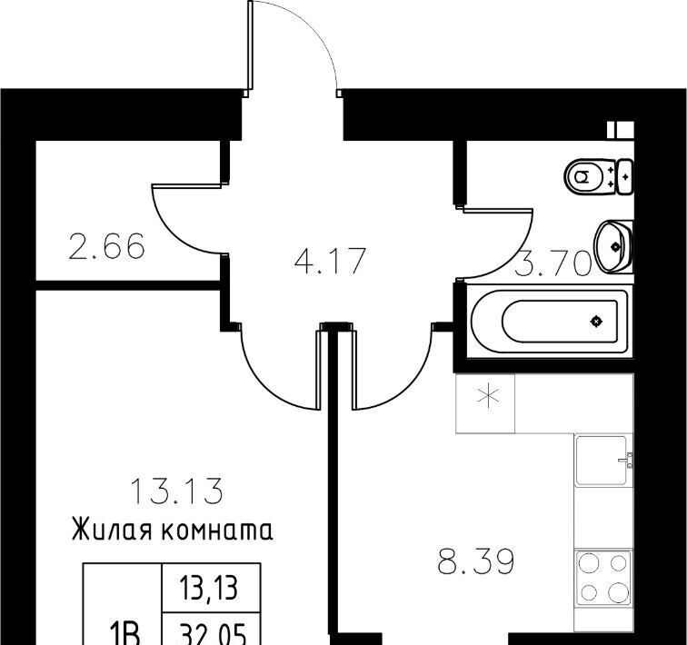 квартира г Казань ул Михаила Миля Северный Вокзал фото 1