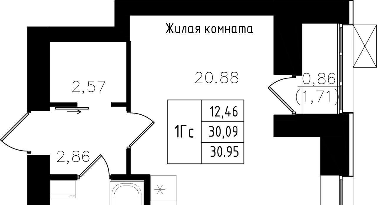 квартира г Казань ул Михаила Миля Северный Вокзал фото 1