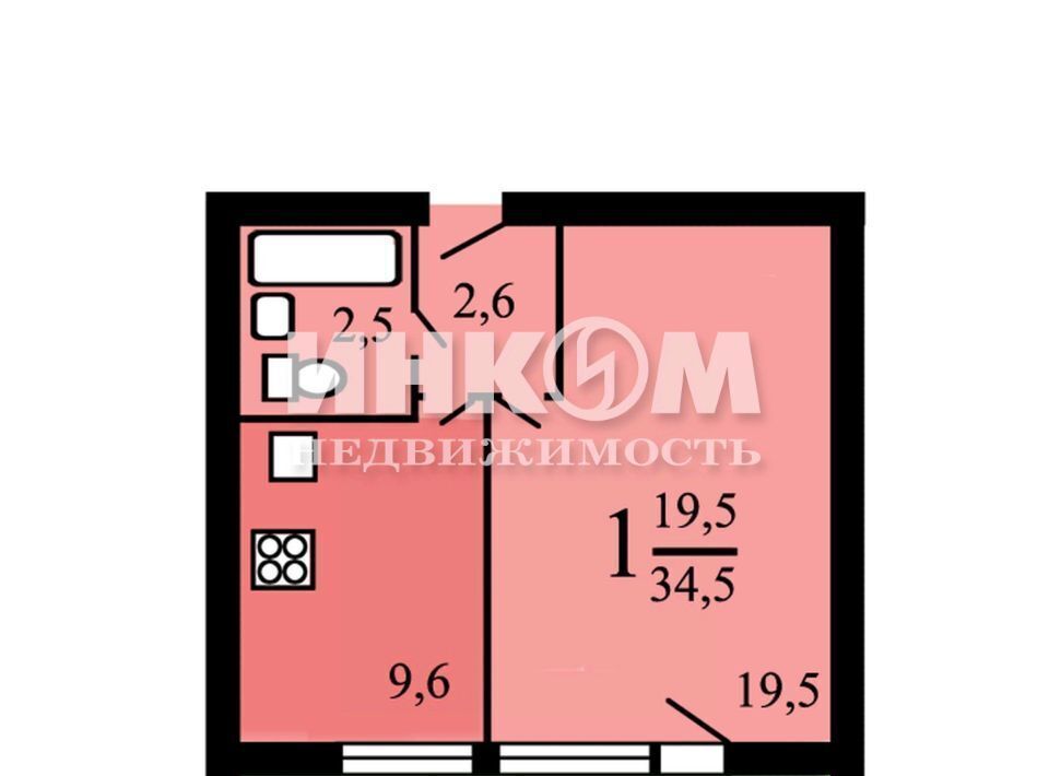 квартира г Москва метро Сетунь ул Горбунова 17к/2 фото 6