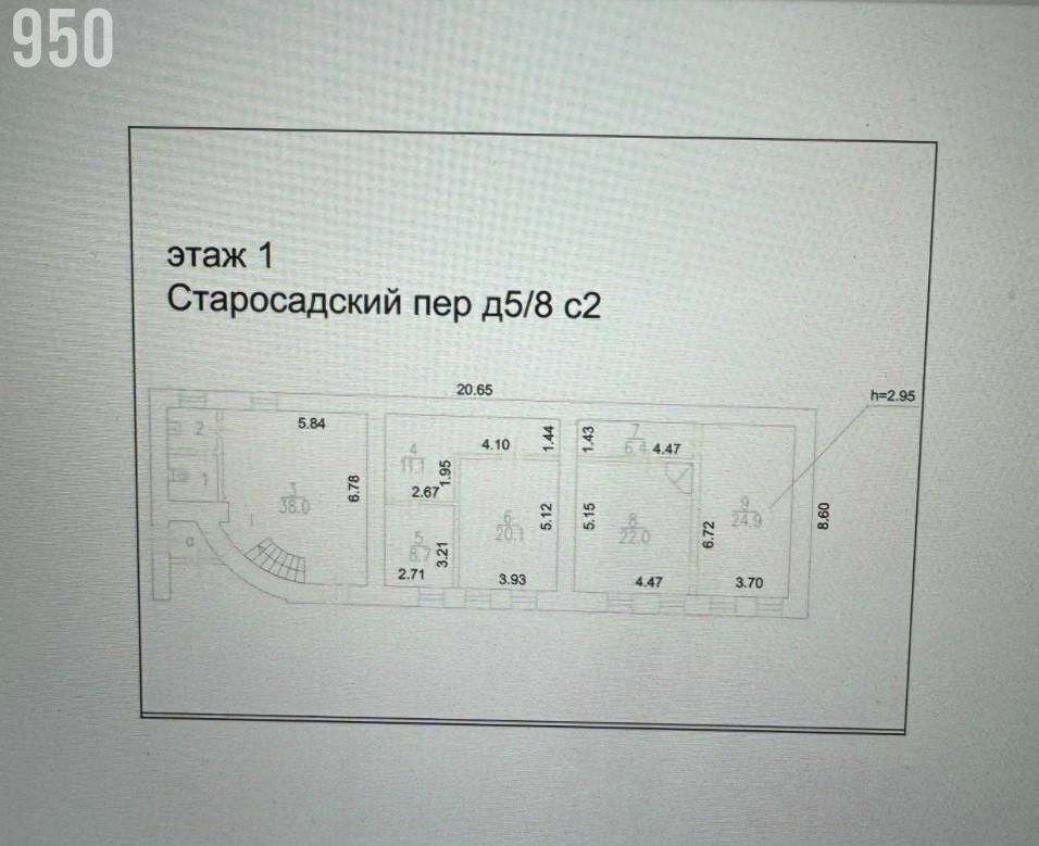 свободного назначения г Москва метро Китай-город Бауманка пер Старосадский 5/8с 2 фото 20