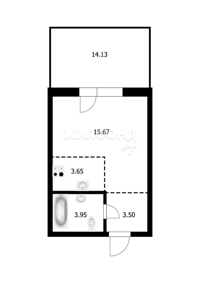 квартира рп Кольцово ул Кольцевая 9стр фото 5