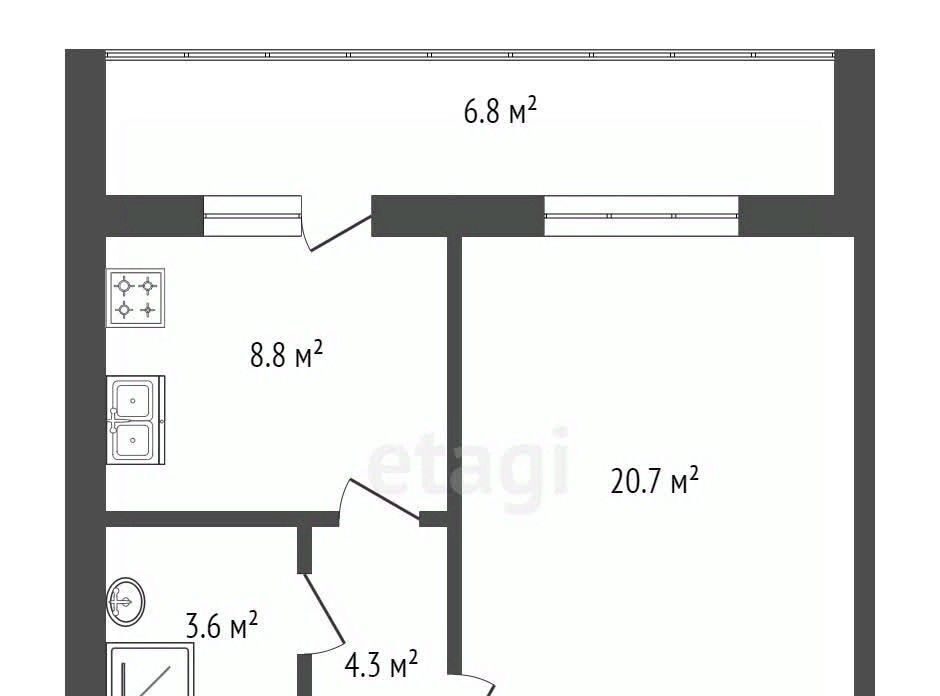 квартира г Пенза р-н Октябрьский проезд Рахманинова 3-й 3 фото 9