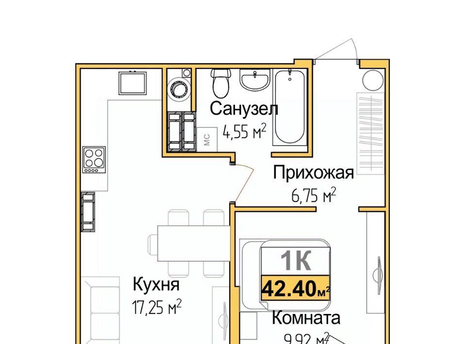 квартира г Симферополь р-н Центральный Город Мира жилой комплекс фото 1