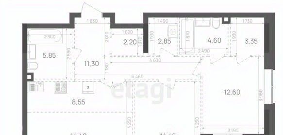 квартира г Казань р-н Кировский Козья слобода ул Краснококшайская 58 фото 2