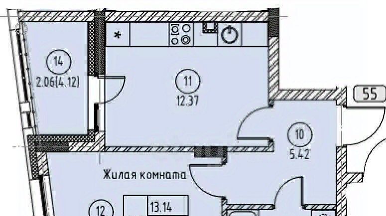 квартира г Казань р-н Приволжский ул Ярдем 3 ЖК Алтын Яр Аметьево фото 2