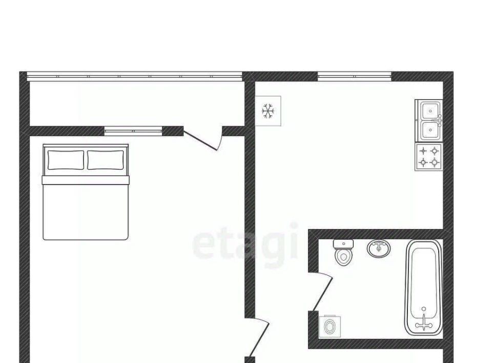 квартира г Казань метро Горки р-н Советский ул Хайдара Бигичева 19 фото 2