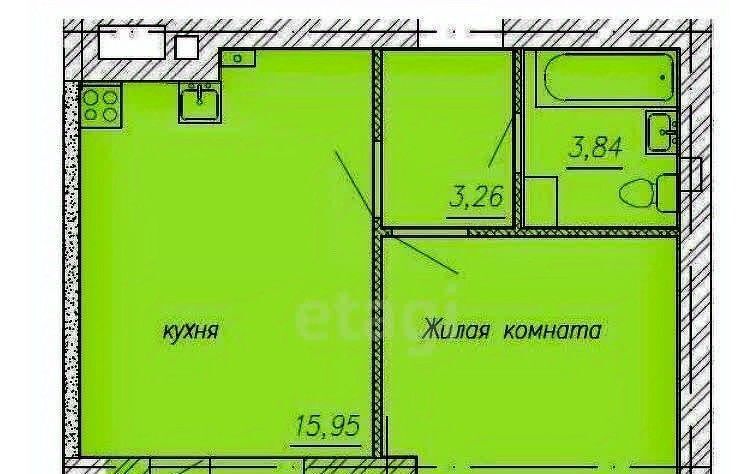 квартира р-н Лаишевский с Сокуры ул Березовая 3 фото 2