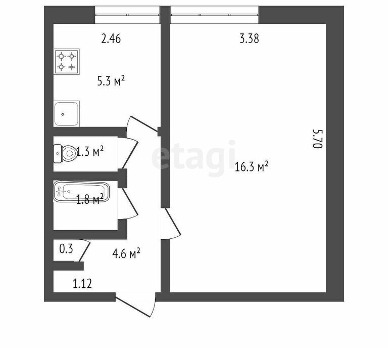 квартира р-н Мелеузовский г Мелеуз ул Октябрьская 14 фото 9