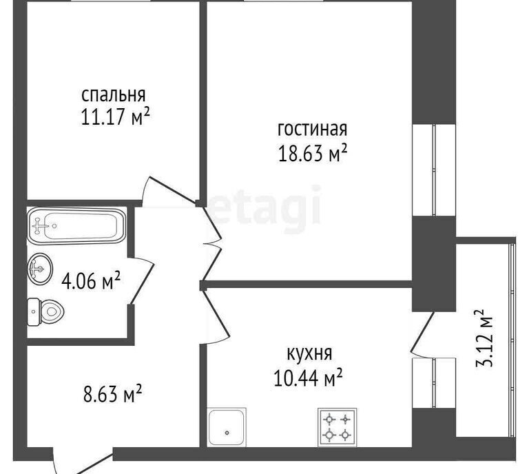 квартира г Красноярск р-н Октябрьский фото 1