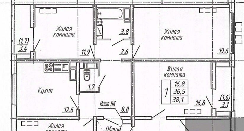 квартира г Воронеж р-н Центральный ул Шишкова 140б/6 ЖК «‎Яблоневые Сады» фото 1