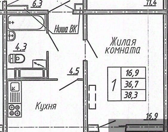 р-н Центральный дом 140б/6 ЖК «‎Яблоневые Сады» фото