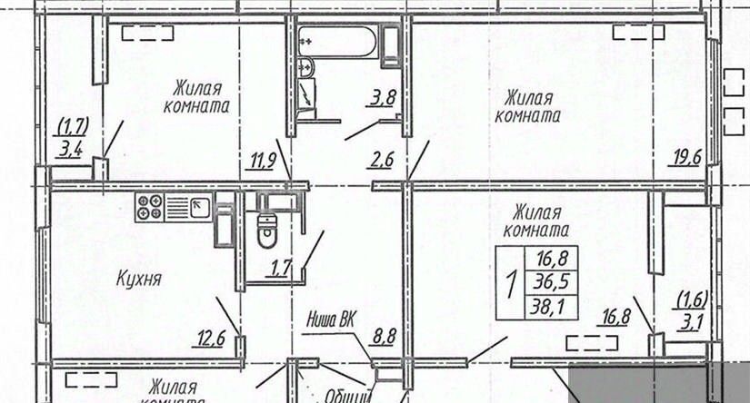 квартира г Воронеж р-н Центральный ул Шишкова 140б/6 фото 1