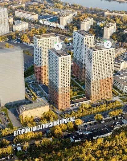 квартира г Москва метро Коломенская проезд Нагатинский 1-й 2/2к 2 Второй Нагатинский муниципальный округ Нагатино-Садовники фото 25