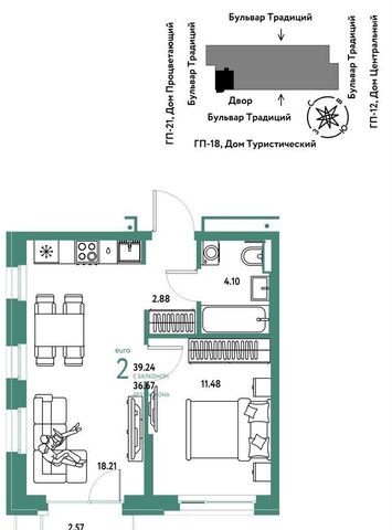 р-н Калининский ул Андрея Кореневского 3 ЖК Домашний корп. 1 фото