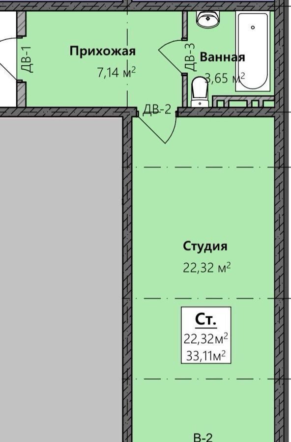 квартира г Махачкала р-н Кировский Благородная ул., 17 фото 21