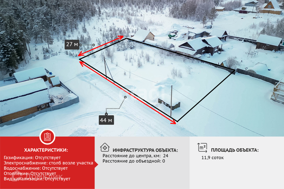 земля Сургут городской округ, ПСОК Автомобилист-1, Кедровая улица, 3 фото 1