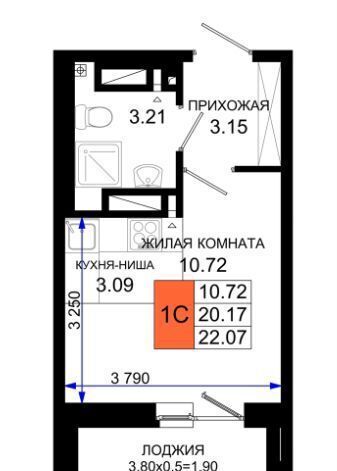 квартира г Ростов-на-Дону р-н Октябрьский пер Элеваторный ЖК «Октябрь Парк» поз. 2. 1 фото 25