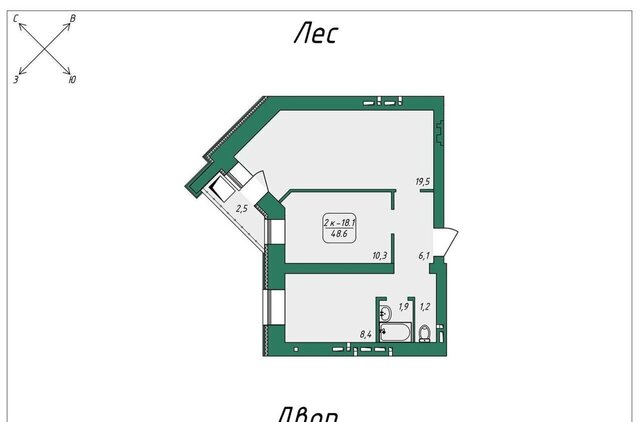 квартира р-н Советский дом 51 ЖК «Нижний 51» фото