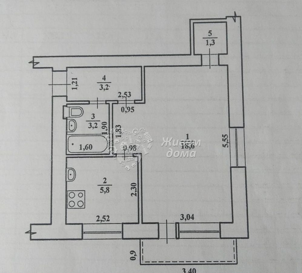 квартира г Волгоград р-н Кировский ул им. Губкина 15 фото 17