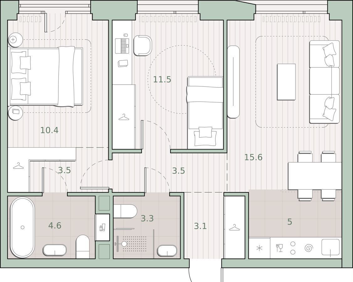 квартира г Москва метро Аминьевская ш Очаковское 5/4 этап, 1 фото 1