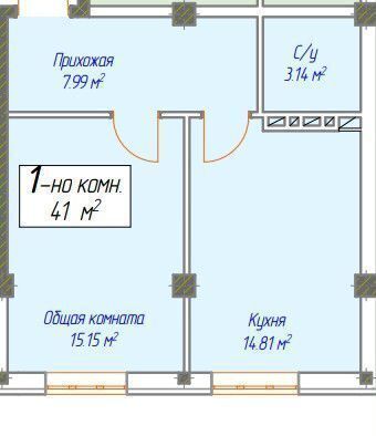 квартира г Махачкала пгт Семендер р-н Кировский 1-я Махачкала пр-кт Казбекова 189 фото 1